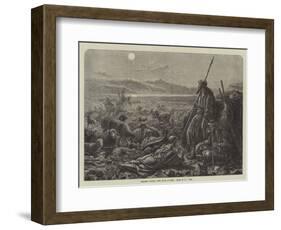 Shepherds Watching their Flocks by Night-William J. Webbe-Framed Giclee Print