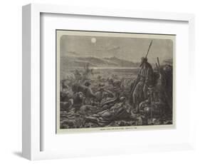 Shepherds Watching their Flocks by Night-William J. Webbe-Framed Giclee Print