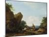 Shepherds with their Herd on a Pass, 1766-Philip James De Loutherbourg-Mounted Giclee Print