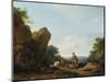 Shepherds with their Herd on a Pass, 1766-Philip James De Loutherbourg-Mounted Giclee Print