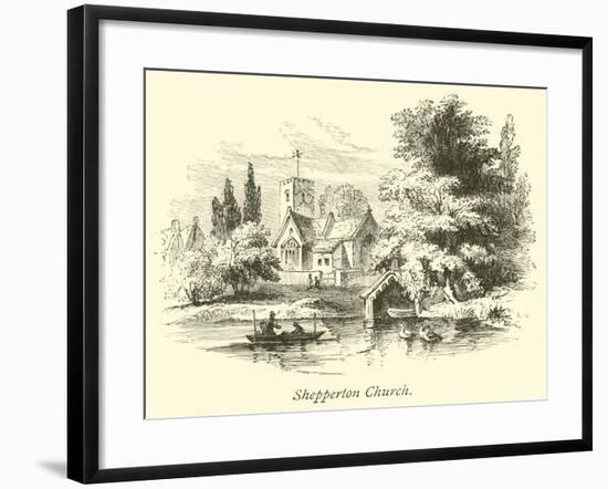 Shepperton Church-null-Framed Giclee Print