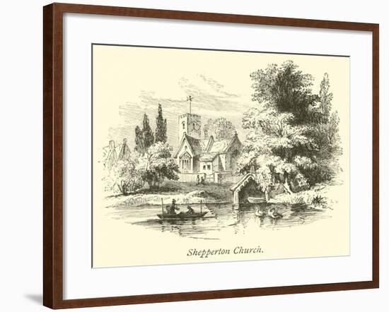 Shepperton Church-null-Framed Giclee Print