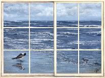 Beach Side Lunch - View Through The Window-Sher Sester-Giclee Print