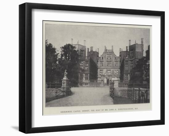 Sherborne Castle, Dorset, the Seat of Mr John K Wingfield-Digby-null-Framed Giclee Print