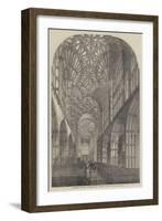 Sherborne Minster, Restored, the Interior, Looking East-null-Framed Giclee Print