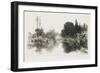 Shere Mill Pond (The Larger Plate), 1860-Sir Francis Seymour Haden-Framed Giclee Print