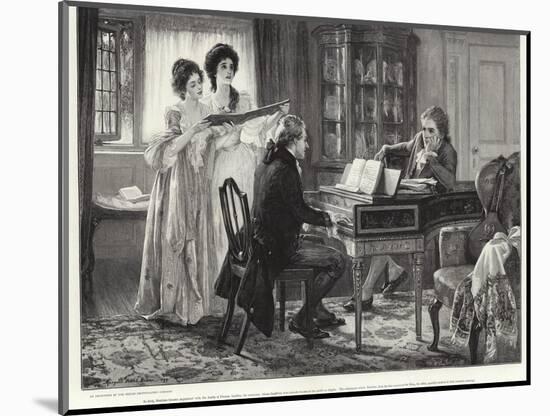 Sheridan at the Lindleys-Margaret Isabel Dicksee-Mounted Giclee Print