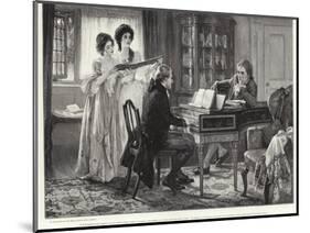 Sheridan at the Lindleys-Margaret Isabel Dicksee-Mounted Giclee Print