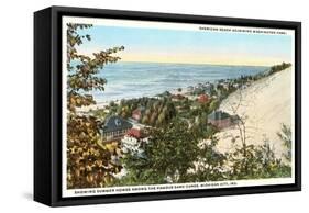Sheridan Beach, Michigan City, Indiana-null-Framed Stretched Canvas