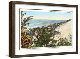 Sheridan Beach, Michigan City, Indiana-null-Framed Art Print