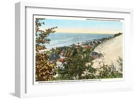 Sheridan Beach, Michigan City, Indiana-null-Framed Art Print