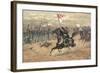 Sheridan's Famous Ride at the Battle of Cedar Creek Virginia in 1864-Thure De Thulstrup-Framed Giclee Print