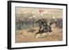 Sheridan's Famous Ride at the Battle of Cedar Creek Virginia in 1864-Thure De Thulstrup-Framed Giclee Print