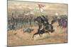 Sheridan's Famous Ride at the Battle of Cedar Creek Virginia in 1864-Thure De Thulstrup-Mounted Giclee Print