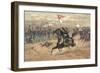 Sheridan's Famous Ride at the Battle of Cedar Creek Virginia in 1864-Thure De Thulstrup-Framed Giclee Print