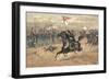 Sheridan's Famous Ride at the Battle of Cedar Creek Virginia in 1864-Thure De Thulstrup-Framed Giclee Print