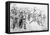 Sheridan's Ride at the Battle of Cedar Creek, Oct 19, 1864-Alfred R. Waud-Framed Stretched Canvas