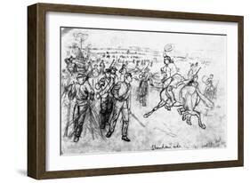 Sheridan's Ride at the Battle of Cedar Creek, Oct 19, 1864-Alfred R. Waud-Framed Giclee Print