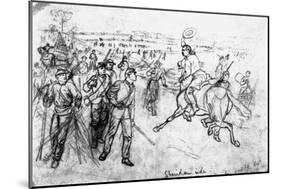 Sheridan's Ride at the Battle of Cedar Creek, Oct 19, 1864-Alfred R. Waud-Mounted Giclee Print