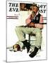 "Sheriff and Prisoner" Saturday Evening Post Cover, November 4,1939-Norman Rockwell-Mounted Giclee Print