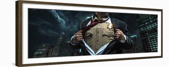 Sheriff Hero-Jason Bullard-Framed Premium Giclee Print