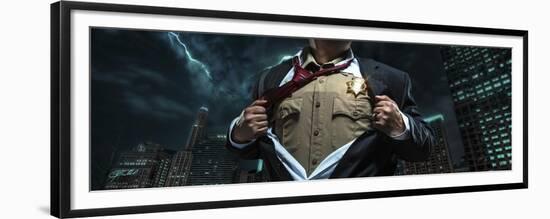 Sheriff Hero-Jason Bullard-Framed Premium Giclee Print