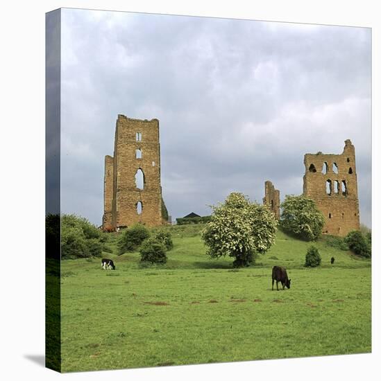 Sheriff Hutton Castle, 12th Century-CM Dixon-Stretched Canvas