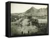 Sheriff's Funeral Procession-H.T. Shaw-Framed Stretched Canvas