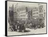 Sheriff's Procession, Manchester-null-Framed Stretched Canvas