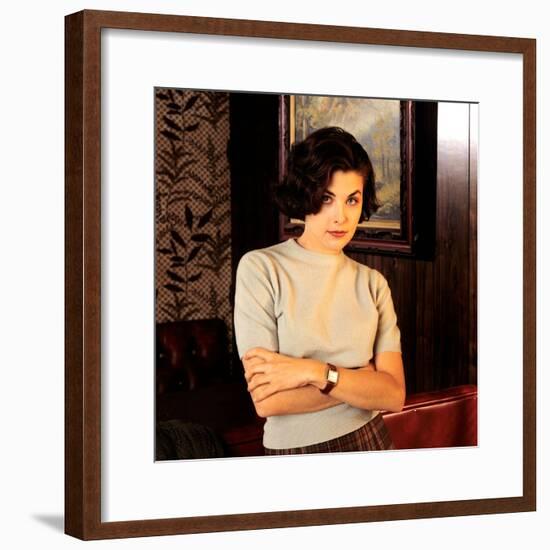 SHERILYN FENN. "Twin Peaks" [1990], directed by DAVID LYNCH.-null-Framed Photographic Print