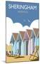 Sheringham - Dave Thompson Contemporary Travel Print-Dave Thompson-Mounted Giclee Print