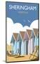 Sheringham - Dave Thompson Contemporary Travel Print-Dave Thompson-Mounted Giclee Print