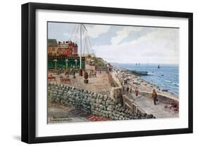 Sheringham, Promenade and Beach-Alfred Robert Quinton-Framed Giclee Print
