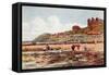 Sheringham, the Beach and Cliffs-Alfred Robert Quinton-Framed Stretched Canvas