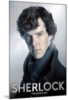 Sherlock - Close Up Foil Poster-null-Mounted Poster