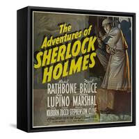 Sherlock Holmes, 1939, "The Adventures of Sherlock Holmes" Directed by Alfred L. Werker-null-Framed Stretched Canvas