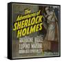 Sherlock Holmes, 1939, "The Adventures of Sherlock Holmes" Directed by Alfred L. Werker-null-Framed Stretched Canvas