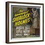 Sherlock Holmes, 1939, "The Adventures of Sherlock Holmes" Directed by Alfred L. Werker-null-Framed Giclee Print