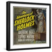 Sherlock Holmes, 1939, "The Adventures of Sherlock Holmes" Directed by Alfred L. Werker-null-Framed Giclee Print