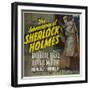 Sherlock Holmes, 1939, "The Adventures of Sherlock Holmes" Directed by Alfred L. Werker-null-Framed Giclee Print