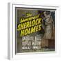 Sherlock Holmes, 1939, "The Adventures of Sherlock Holmes" Directed by Alfred L. Werker-null-Framed Giclee Print