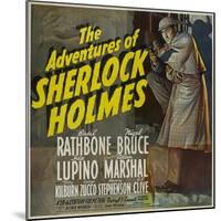 Sherlock Holmes, 1939, "The Adventures of Sherlock Holmes" Directed by Alfred L. Werker-null-Mounted Giclee Print