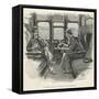 Sherlock Holmes and Dr. Watson-Sydney Pager-Framed Stretched Canvas