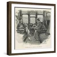 Sherlock Holmes and Dr. Watson-Sydney Pager-Framed Giclee Print