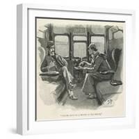 Sherlock Holmes and Dr. Watson-Sydney Pager-Framed Giclee Print