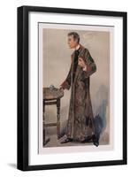 Sherlock Holmes and Revolver-George Sheringham-Framed Art Print