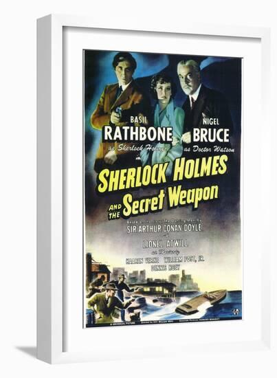 Sherlock Holmes and the Secret Weapon-null-Framed Art Print