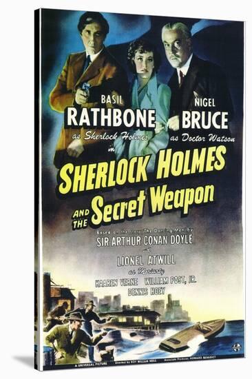 Sherlock Holmes and the Secret Weapon-null-Stretched Canvas