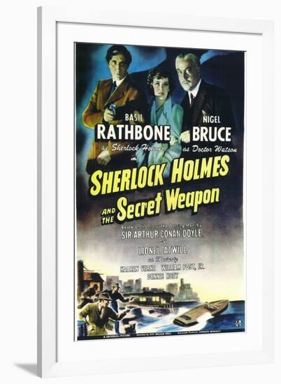 Sherlock Holmes and the Secret Weapon-null-Framed Art Print