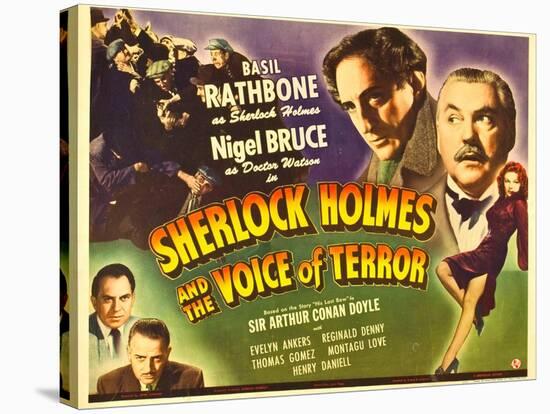 Sherlock Holmes and the Voice of Terror, Thomas Gomez, Reginald Denny, 1942-null-Stretched Canvas